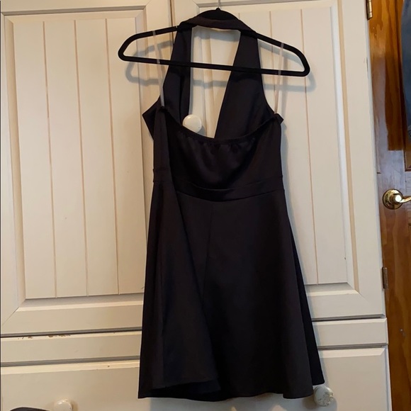 Low “V” Black Dress - Picture 2 of 3